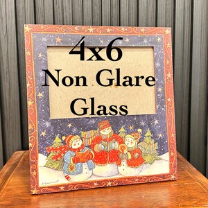 Vintage-Inspired Christmas Picture Frame: Festive Holiday Charm (4&quot;x6&quot;)