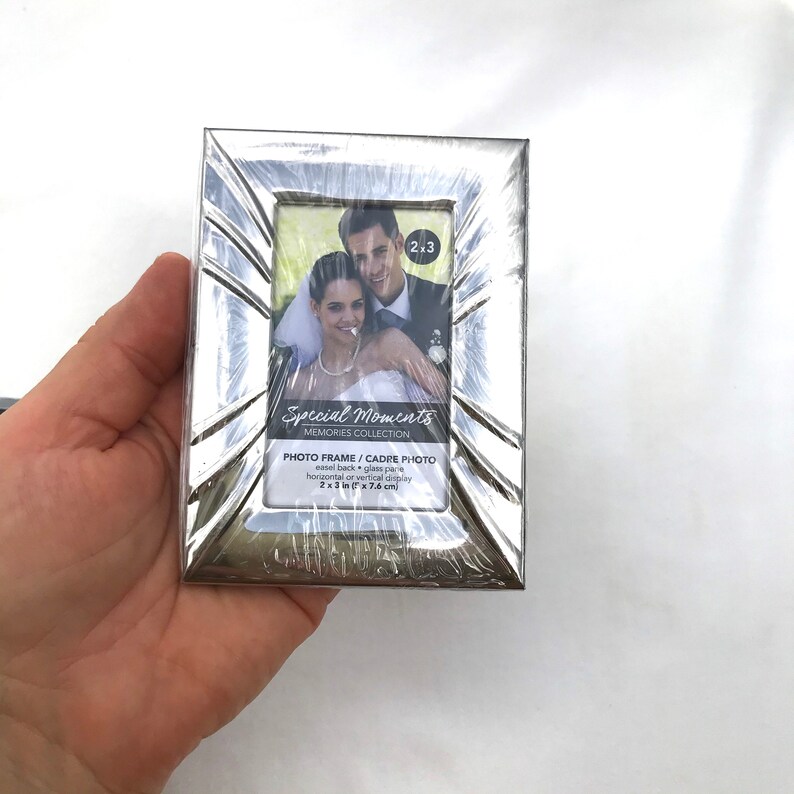 Silver mini picture frames 2x3 Memories Etsy