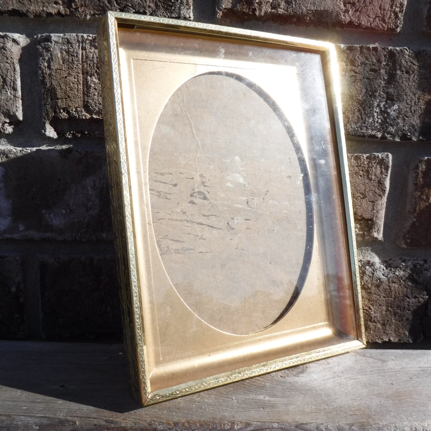 Framing Craft Supplies & Tools Vintage Pair of Brass Picture Frames