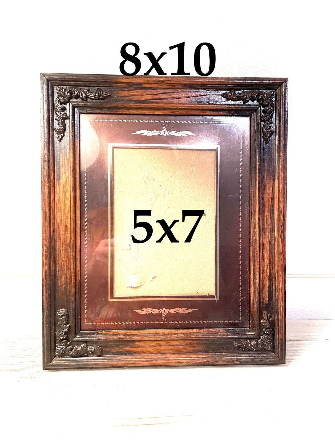 Lovely BOHO Picture Frame 8x10 Vintage Solid Etsy