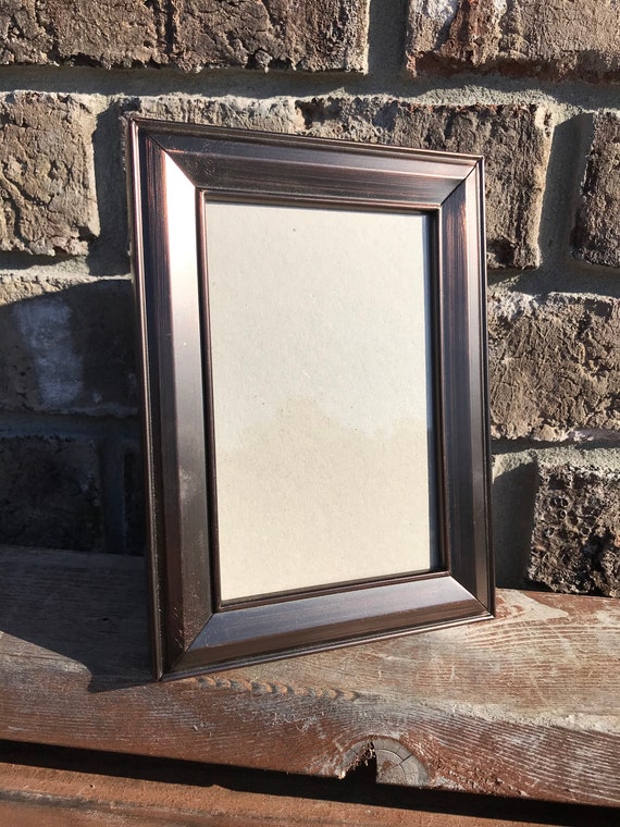 Bronze metal picture frame 4''x6'' Elegant Etsy