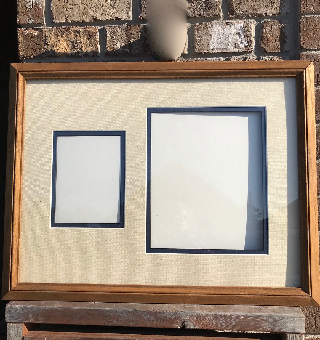 Lovely Large Pictures Frame Matted for 2 Pictures 6x Etsy