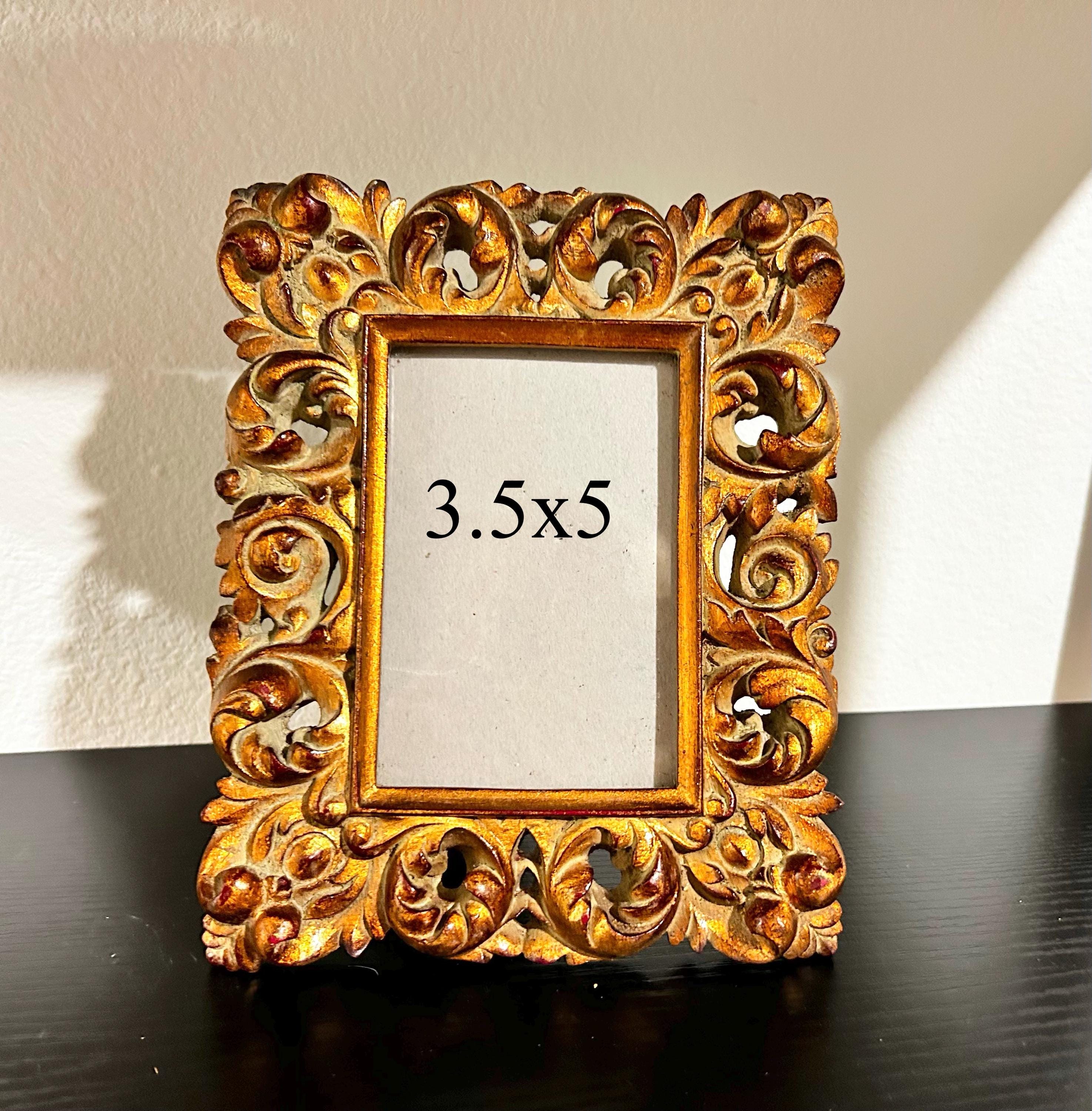バロックスタイル フォトフレーム ゴールド バロックゴールドフォトフレーム：ヴィンテージ風の華やかな卓上装飾