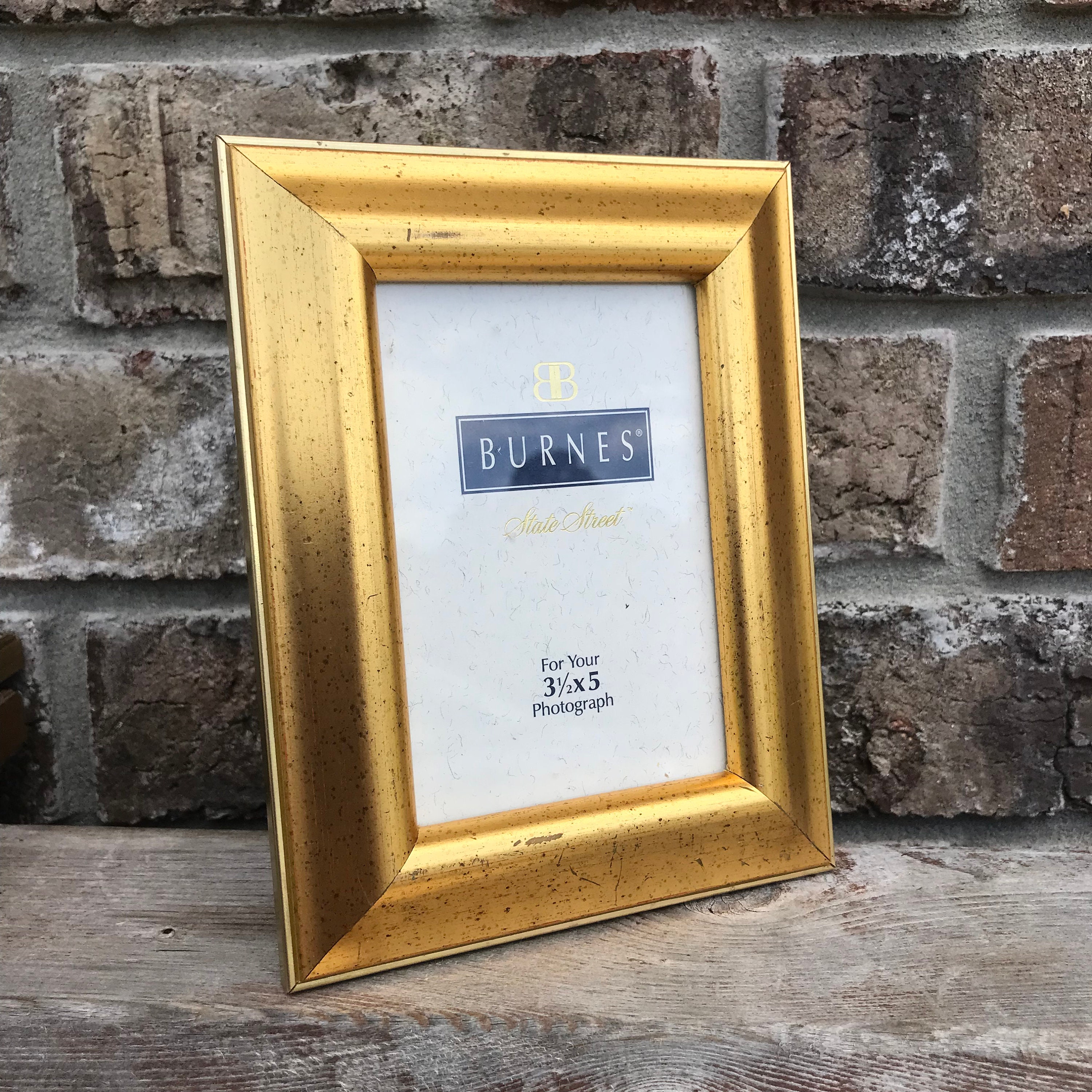 Gold picture frames 3.5x5 Burnes Wood gilt photo Etsy