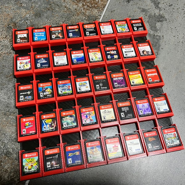 Nintendo Switch Cartridge Holder Etsy