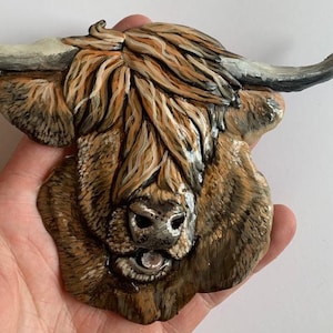 Highland cow &quot;Bruce&quot; Sculpture