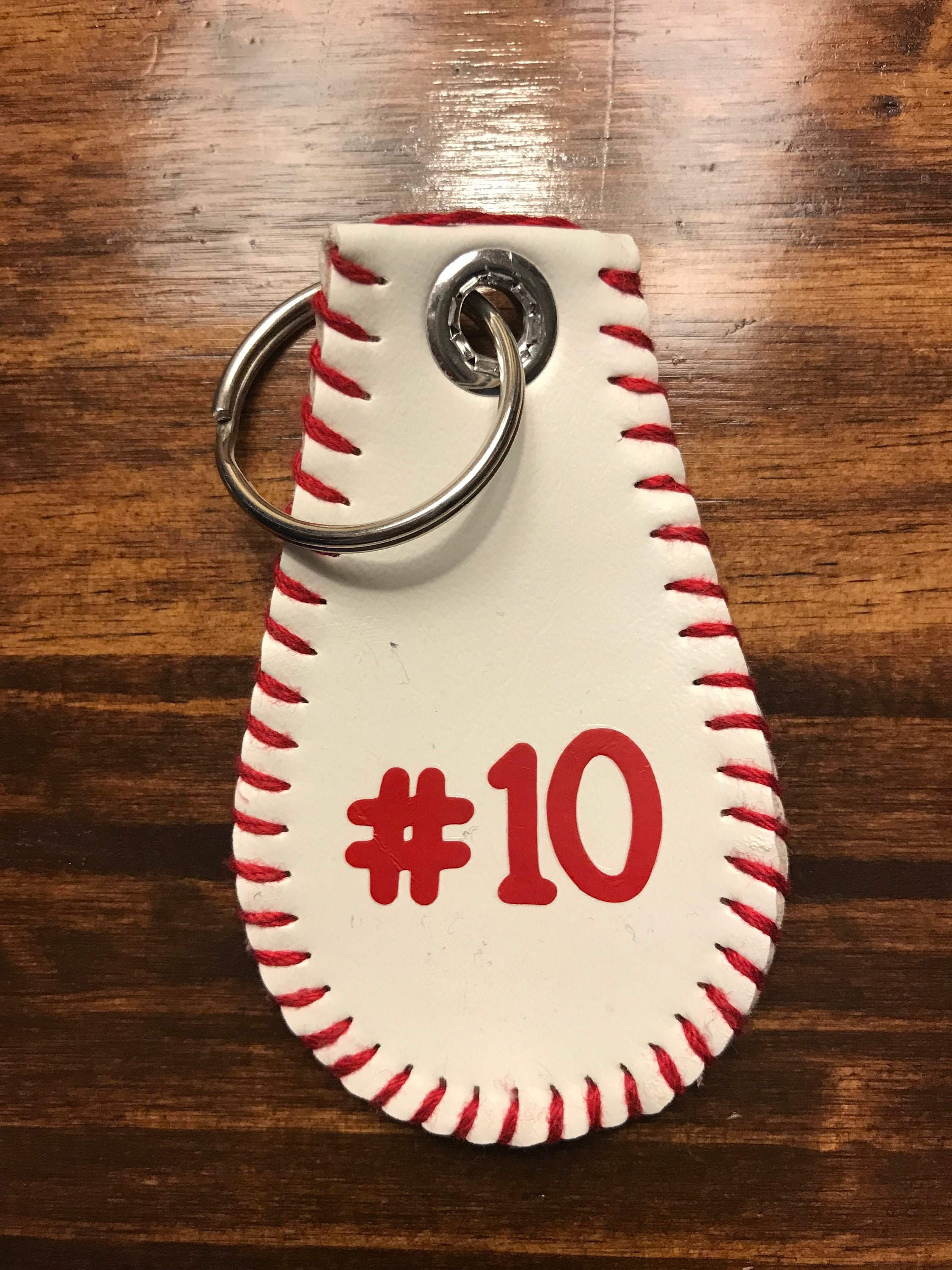 New & Seasoned Handmade Baseball Keychainspersonalized Etsy