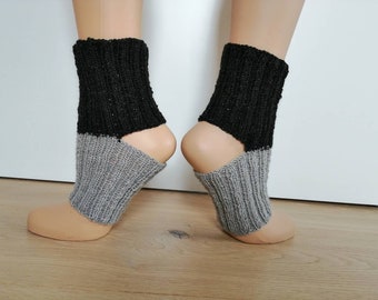 Hand Knitted Yoga Socks, Yoga Socks, Yoga Gift Pilates,Dance Socks,Wellness Socks Boho Socks Dance Home Yoga Pedicure Flip Flop Calze
