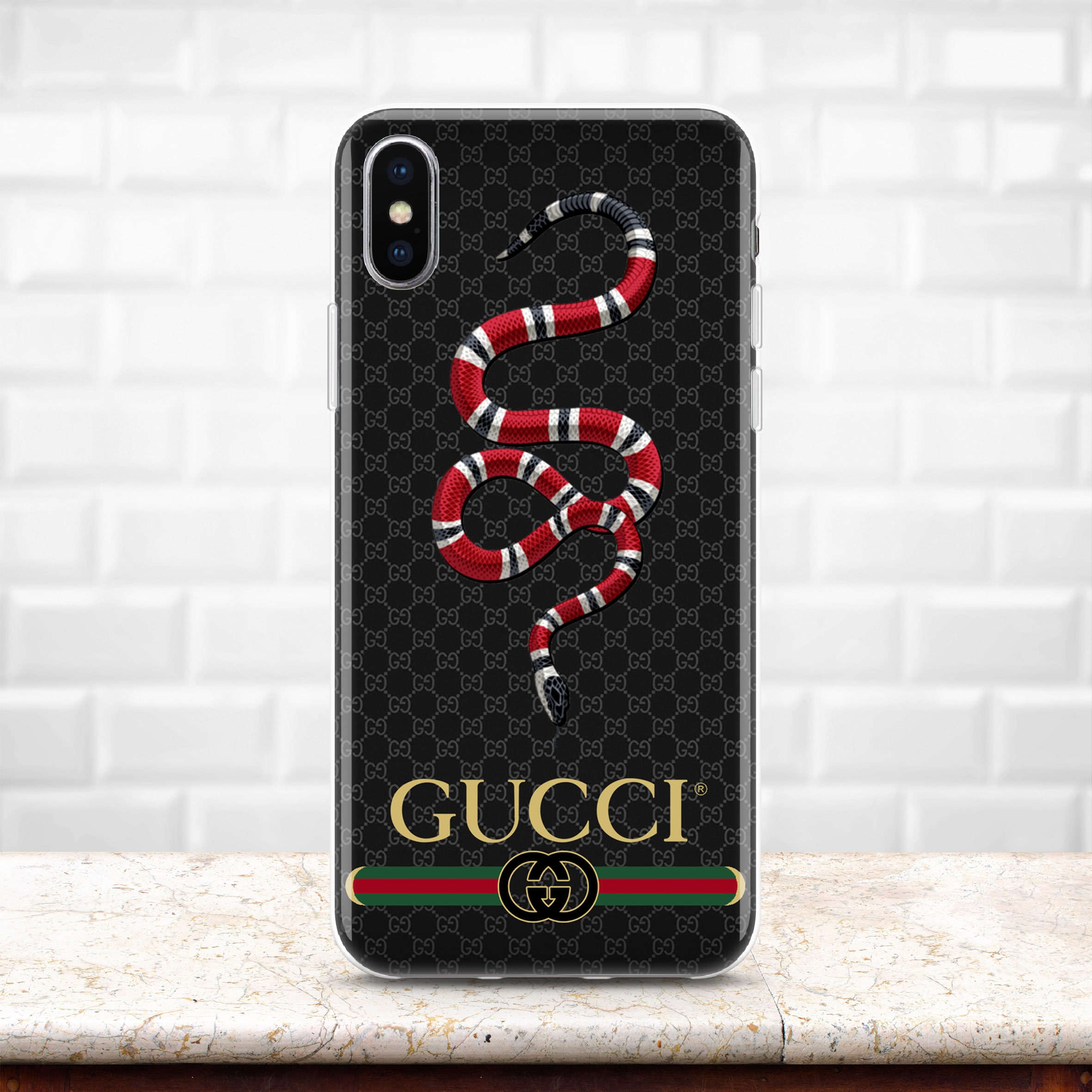 Inspired by Gucci iPhone XS Max case Snake case Galaxy S9 case Etsy