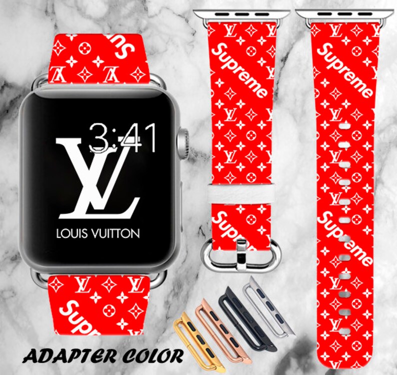 supreme apple watch strap
