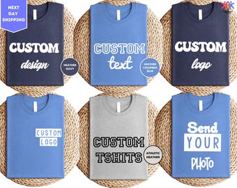 Custom Text Shirt, Custom Photo Shirt, Custom Design Shirt, Custom Logo Shirt, Custom Shirt, Personalized Gifts Shirt, Custom Birthday Shirt