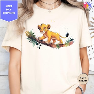 Watercolor The Lion King Shirt, Disney Lion King Shirt, Disney Animal Kingdom Shirt, Disney Simba Shirt, Disney Animal Lion King Kids Shirt