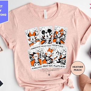 Disney Halloween-shirt, Disney Halloween-bijpassend T-shirt, Disney Mickey en zijn vrienden Halloween, Disneyland Halloween-feestshirt