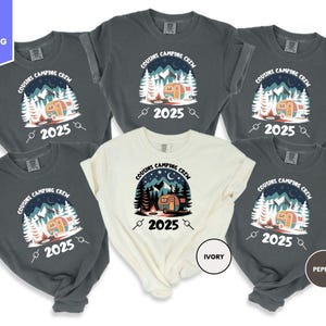 Comfort Colors Cousin Camping Crew 2025 Shirt, Cousin Crew 2025 Shirt, Matching Cousin Shirts, Summer Cousin Shirts, Summer Family Reunion