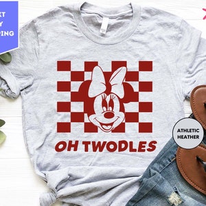 Disney I&#39;m Twodles Shirt, Second Birthday Party, 2nd Birthday Gift, Disneyland Birthday Trip, Mickey Birthday Boy, Minnie 2nd Birthday Girl