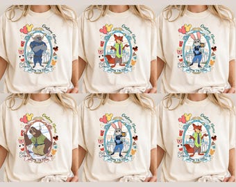 Custom Disney Zootopia 2 Shirt, Judy Hopps Nick Nibbles Bogo Shirt, Zootopia Disney Trip Shirt, Disneyland Family Matching Tee