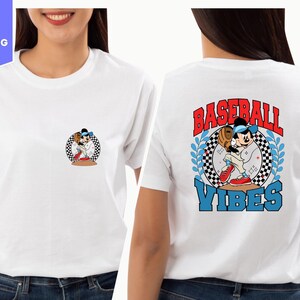Disney Mickey Mouse Baseball Shirt, Disney Baseball Tee, Baseball Game Day Shirt, Baseball Fan Shirt, Mickey Softball Shirt, Baseball Team