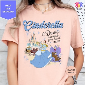 Chemise Cendrillon Disney rétro, chemise Cendrillon, chemise Cendrillon, chemise princesse Disney