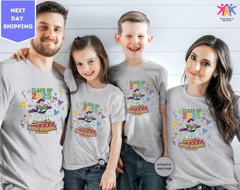 Toy Story Graduate Buzz Lightyear To High School and Beyond Shirt, Senior Trip Disney Graduation, Disney Class of 2025 Family Matching Shirt