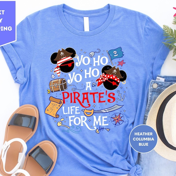 Yo Ho Yo Ho A Pirate's Life For Me, Disney Pirates of, Caribbean T-Shirt, Mickey and Minnie Disney Cruise T-Shirt, Disney Pirate Cruise