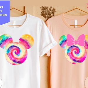 Disney Personalized Tie Dye Shirt, Tie Dye Disney Shirt, Custom Disney Shirt, Disney Summer Shirts, Disney Family Shirts, Disney Shirt