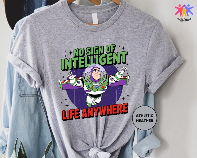 a t - shirt that says no sign of intelligent life anywhere