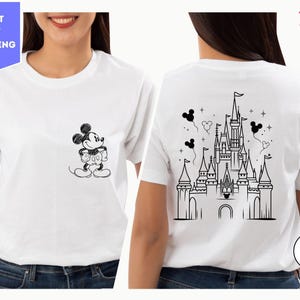Maglietta Castello Magico, Maglietta Il Posto Più Felice Sulla Terra, Maglietta Castello Disney, Maglietta Topolino, Maglietta Disneyland, Maglietta Disneyworld, Regalo Disney