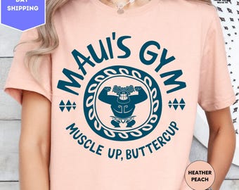 Maui’s Gym Shirt, Moana and Maui T-Shirt, Disneyland Vacation Shirts for Men, Men's Gym Shirt, Disney Gym Shirt, Disney Gift for Boyfriend