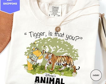 Comfort Colors Tigger Is That You? Shirt, Pooh Shirt, Animal Kingdom Shirt, Pooh Animal Kingdom Shirt, Disney Shirt, Disney Family Trip Tee