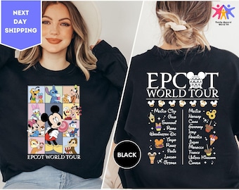 Epcot World Tour Sweatshirt, Disney Epcot Matching Sweatshirt, Disney Epcot Sweatshirt, Disney Group Trip Sweat, Epcot Disneyworld Sweat