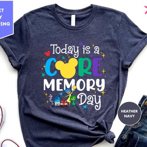Today Is A Core Memory Day Shirt, Disney Inspired Tee, Mickey Ears Shirt, Inside Out Friends Shirt, Magical Vacation Shirt, Disney Trip Tee