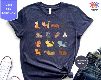 Cute Cats Shirt, Cat Lover Shirt, Cat Lover Gift, Cat Mom Tshirts, Cat Owner Shirt, Cat Mom Gift, Cute Cat Shirt