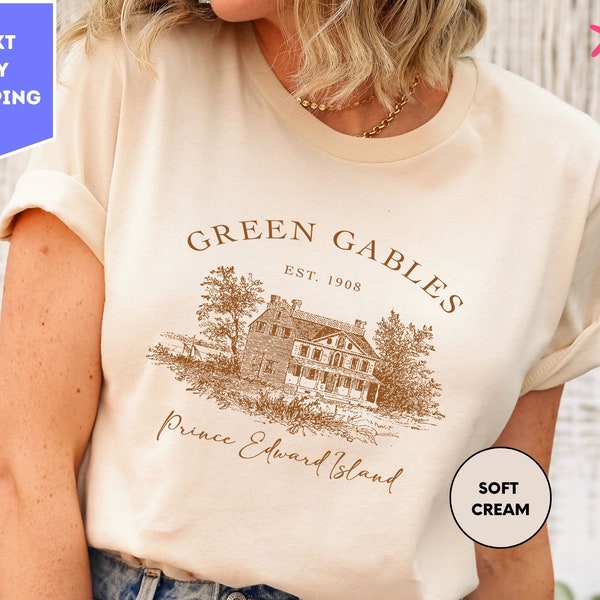 Anne of Green Gables Shirt, Anne With An E, Light Academia, Anne Shirley Prince Edward Island Shirt, Classic Novel Gift