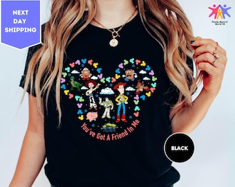 You've Got A Friend In Me Toy Story Shirt, Disney Toy Story Shirt, Toy Story Characters Shirt, Disney Family Matching Shirts, Buzz Lightyear