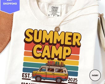 Comfort Colors Camp Life T-Shirt, Custom Destination Summer Camp Shirt, Family Matching Camping Shirt, Camp Life Shirt, Camping Shirt
