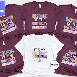 It's My Birthday cruiseshirt, verjaardag cruise bemanning shirts, verjaardag cruise 2025, verjaardag cruise party shirts, verjaardag dames, familie cruise verjaardag