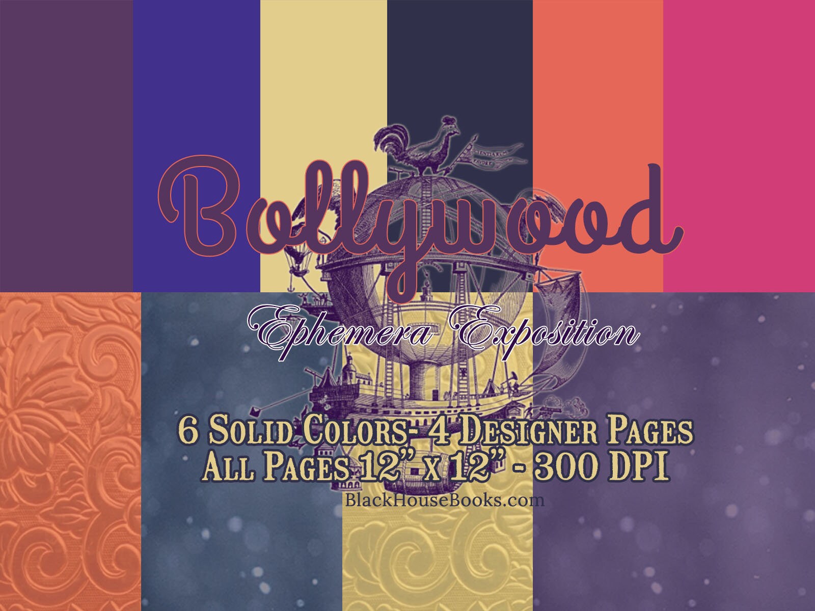 Bollywood Glamour Scrapbook Paper India Ephemera Scrapbook - Etsy
