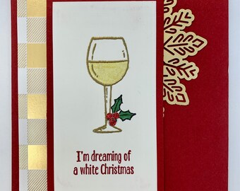 I'm Dreaming of a Wine Christmas Card