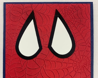 Spiderman Birthday Card