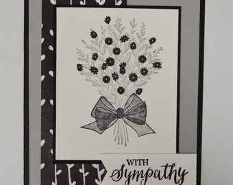 With Sympathy Bouquet Card