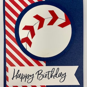 Baseball Birthday Card image 1