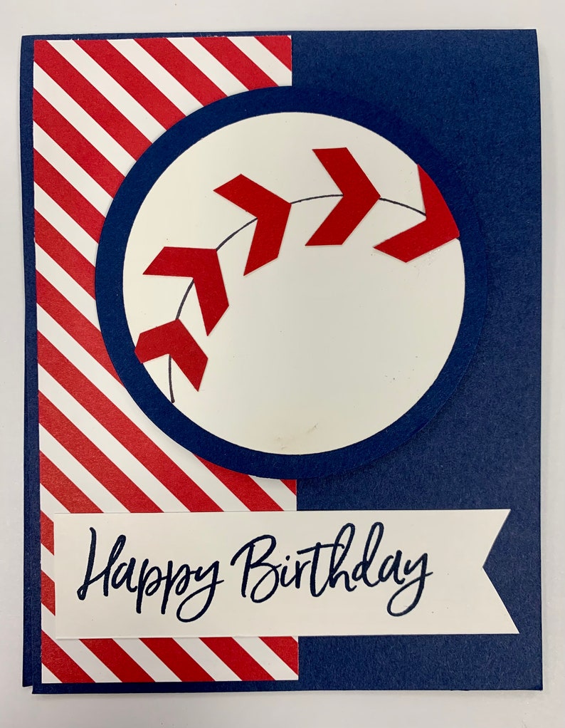 Baseball Birthday Card image 1