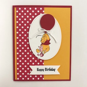 Pooh Bear Birthday Card
