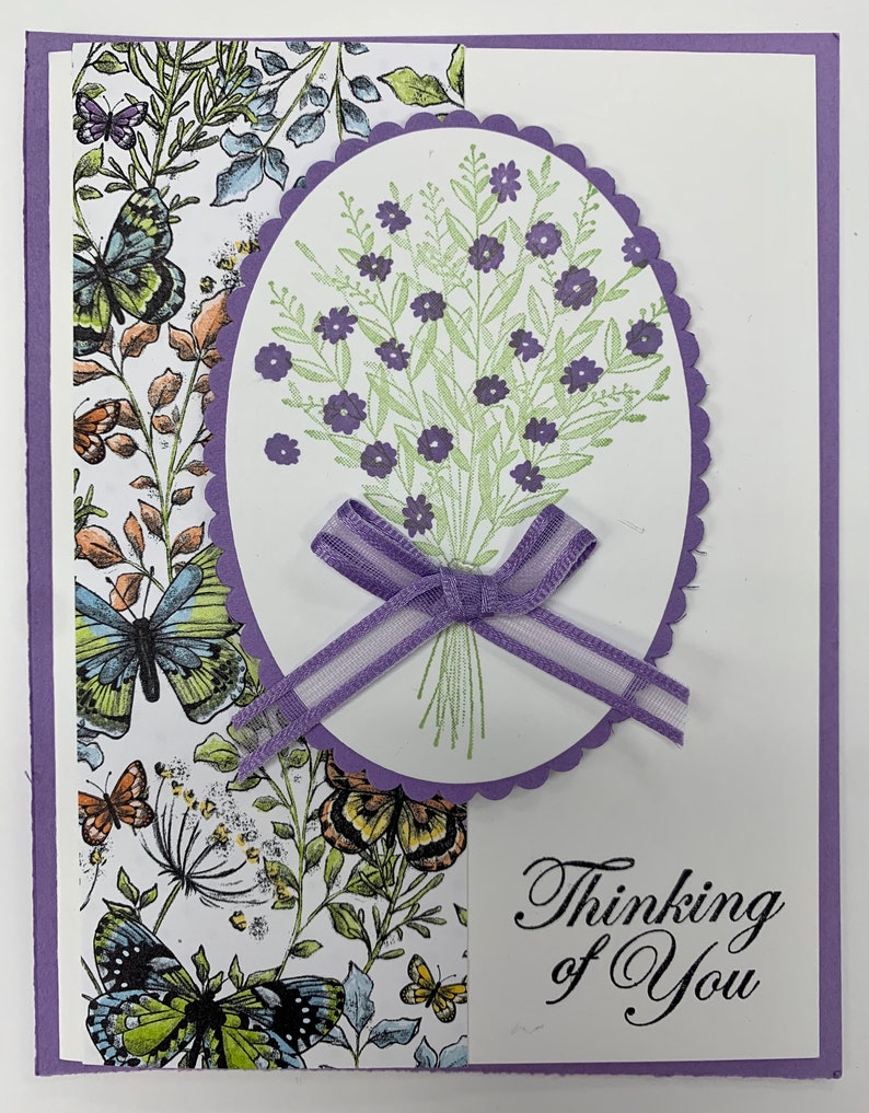 Floral Thinking of You Card - Etsy