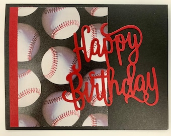 Baseball Birthday Card