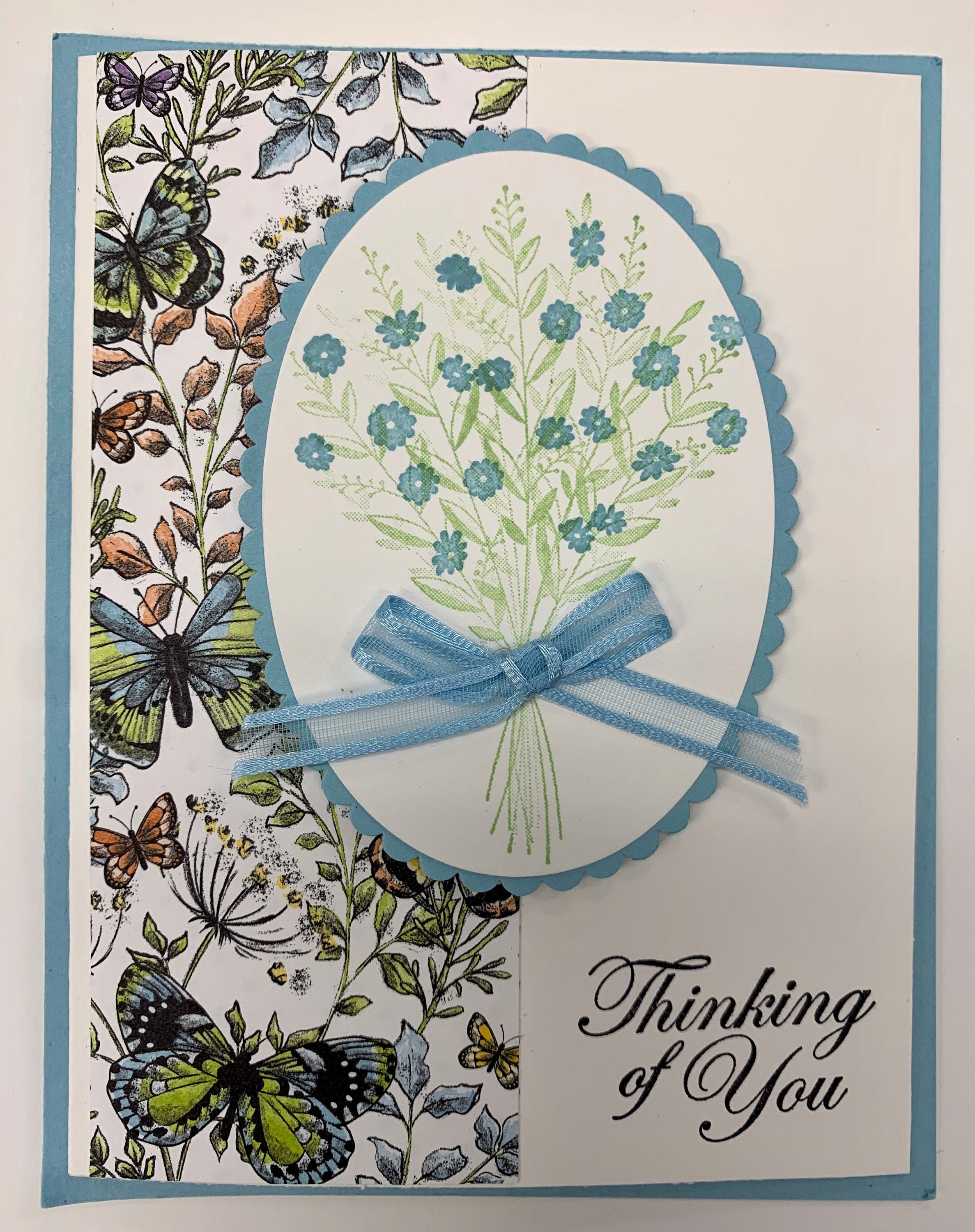 Floral Thinking of You Card - Etsy