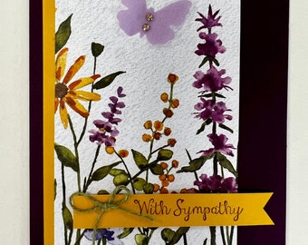 Floral Sympathy Card