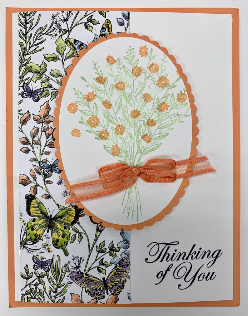 Floral Thinking of You Card - Etsy