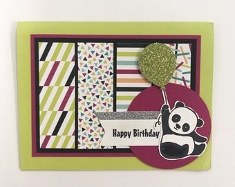 Panda Birthday Card