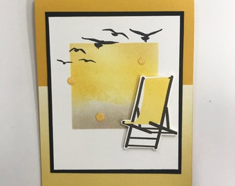 Beach Chair Greeting Card